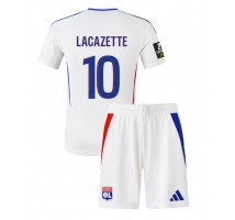 Olympique Lyonnais Alexandre Lacazette #10 Koszulka Podstawowa dzieci 2024-25 Krótki Rękaw (+ krótkie spodenki)